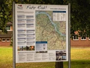 Radwanderkarte